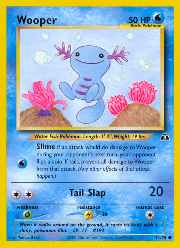 Neo Discovery Wooper #71/75 unlimited